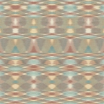 Missoni Home SUNRISE FLAME 10322 Soft seafoam greens interspersed with muted terra cotta and ivory h...