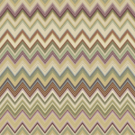 Missoni Home HAPPY ZIGZAG 10336 A zingy palette of olive green, mustard yellow, and dusky pink zigzags