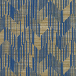 Missoni Home BIRCH 10527 Vibrant azure blue contrasting with rich mustard gold tones.