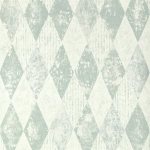 Designers Guild Arlecchino PDG1090/05 Eau de nil- Diamond pattern in eau de nil with discreet metallic si...