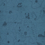 Ralph Lauren Searsport map PRL5027/03 Atlantic blue