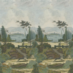 Designers Guild Pastoral scene 2 sky PJD6006/01 Sky