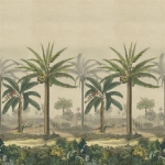 Designers Guild Palm trail scene 2 sepia PJD6008/01 Sepia