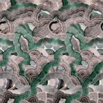 Christian Lacroix Mineral Creek PCL7038/02 Quartz - Green/Amethyst
