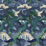 Christian Lacroix Mineral Creek PCL7038/01 Agate - Blue/Green
