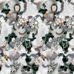 Christian Lacroix Algae Bloom PCL7041/03 Pearl - White/Grey
