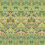 Designers Guild Ikebana Grande PDG1162/01 PDG1162/01  Fuchsia - Pink and yellow flowers, with green foliage s...