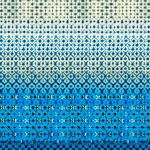 Designers Guild Karaoshi PDG1161/01 Deep indigo tones with intricate tie-dye patterns.