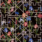 Christian Lacroix Fretwork garden PCL7045/03 PCL7045/03: Jais - Black 
