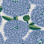 Marimekko PRIMAVERA JV-25106 Powder blue, ice blue, deep teal and grey-white