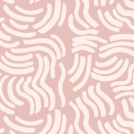 Marimekko HYRÄILY 25951 Powder pink and chalk white