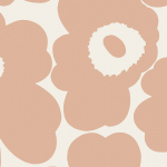 Marimekko UNIKKO 25902 Dusty peach and beige