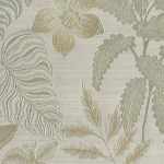 Jannelli & Volpi JARDIN TROPICAL JV-6806 Pale aqua /mint, warm taupe / sand, champagne on neutral pale greig...