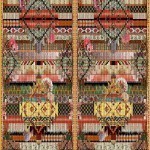 Christian Lacroix Fetiche PCL1000/01 multi-colour in vertical segments
