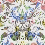 Christian Lacroix Noailles PCL1007/01 red, blue, green, yellow and grey on a white background