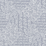 Designers Guild Felixton PWY9003/02 Steel- white on a steel blue background