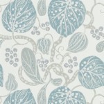 Designers Guild Astasia PWY9002/05 Ocean- ocean blue and stone on a white background
