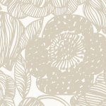 Marimekko KURJENPOLVI 25181 Beige & white