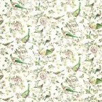 Nina Campbell PERDANA NCF4245-02 Pale green, cream and beige with soft pink highlights