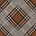 Mind The Gap Checkered Patchwork WP20390 Black, Brown

