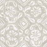 Mind The Gap CHIMNEY CAKE WP20799 A crisp blend of white and soft cream on an icing white background.