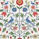 Today Interiors Carl Robinson 19 CL30701-CL30704 CL30701 Colors include scarlet, sunflower yellow, cobalt blue, and forest g...
