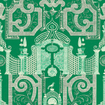 Mind The Gap EMPEROR’S LABYRINTH WP20583 Green, Taupe,Ivory