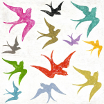 Mind The Gap EXCUSE ME WHILE I KISS THE SKY WP20270 Blue, White, Green, Pink, Yellow