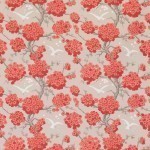 Osborne & Little Japonerie fabric F6560-05 Red/Linen/Taupe/Ivory