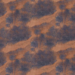 Osborne & Little Cocos Fabric F6636-02 Sunset copper and deep purples
