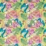 Matthew Williamson Flamingo Club Fabric F6790-02 Lime/Fuchsia/Ivory/Peacock