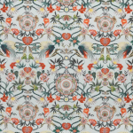 Osborne & Little Menagerie Fabric F6940-03 Mint/Scarlet