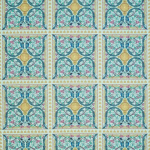 Matthew Williamson Lyrebird Fabric F7123-01 Aqua