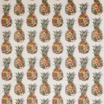 Matthew Williamson Ananas Fabric F7245-02 Terracota/Coral/Grass