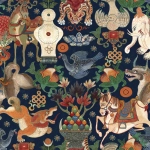 Mind The Gap INCANTATION WP20620 Includes midnight blue, burnt orange, ivory, emerald green, scarlet...