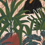 Mind The Gap Jardin Imaginario WP20495 Green, Red, Taupe
