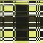 Jean Paul Gaultier BASQUE 3302-02 A vibrant yellow background with black and brown accents, creating ...