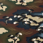 Jean Paul Gaultier MASKING 3342-02 It features a warm, earthy palette with ochre, amber, and brown, ac...