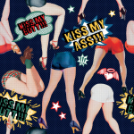 Mind The Gap Kiss My Ass WP20377 Blue, Red, Yellow
