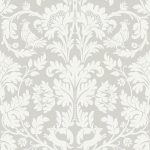 KT Exclusive William Morris ENCHANTED FOREST  KT30500 A soft, muted grey and white that evokes a serene woodland atmosphere.