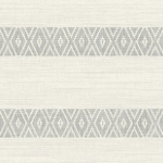 Today Interiors COASTAL HAVEN LN40100-LN40112 LN40108 Gray Aztec patterns on a white background.