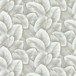 Today Interiors SAVANNAH GRASS LS62007M LS62007M oft, pale green leaves with delicate silver detailing on a light gr...