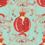 Mind The Gap MELAGRANATA WP20847 MELAGRANATA AZZURRO Wallpaper