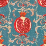 Mind The Gap MELAGRANATA WP20848 MELAGRANATA STONE BLUE Wallpaper