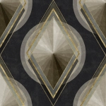Mind The Gap Metropolis WP20228 Black, Grey, Gold
