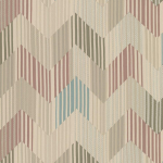 Missoni Home BETULLE 10524 Chevron zigzag pattern in taupe, greige, soft brown, mauve / dusty ...