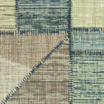 Missoni Home Patchwork 10243 Green, blue, brown and off-white