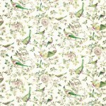 Nina Campbell Perdana Fabric NCF4245-02 Emerald/Fuchsia/Ivory