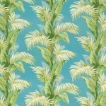 Nina Campbell Palmetto Fabric NCF4246-02 Teal/Green
