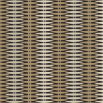 Nina Campbell Boxgrove NCW4102-05 Deep and pale gold on black.